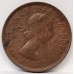 AUSTRALIA 1962 . HALF 1/2 PENNY . FAINT LUSTRE